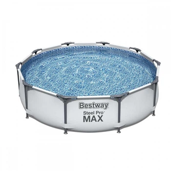 Круглий каркасний басейн Bestway Steel Pro MAX 305×76 см для дачі та двору 4678 л