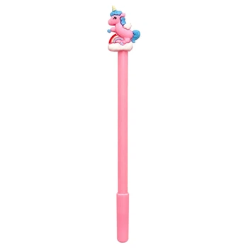 Дитяча гелева ручка "Єдиноріг" 016(Pink) синій, 17,5 см
