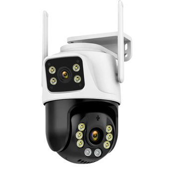 Камера видеонаблюдения P8 ICSEE 360 PTZ 8X Zoom Wifi 6 Мр с двумя объективами
