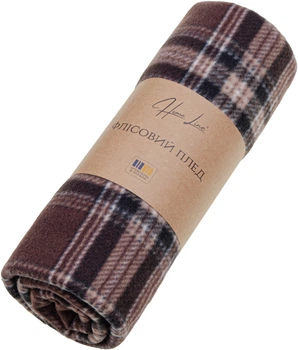 Плед Home Line Полар Коричневий Односпальний 160х220 см (166927 HL)