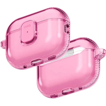 Защитный чехол UNIQ Glase Pro для AirPods Pro 3 (UNIQ-AIRPODSPRO3-GLSPCPNK) - Pink