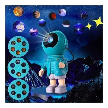 Нічник проєктор Astronaut Infinity Star LED-лампа космос з ефектом