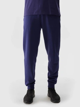 Штани спортивні TROUSERS CAS M603 4FWSS24TTROM603-31S 4F L Темно-синій 4FWSS24TTROM603-31S S