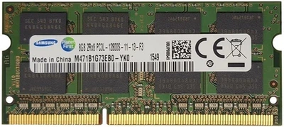 Оперативна пам'ять Samsung SODIMM DDR3L-1600 8192MB PC3L-12800 (M471B1G73EB0-YK0)