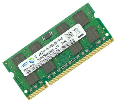 Оперативная память Samsung DDR2 2GB 800MHz SO-DIMM для ноутбука (MT470T5663QZ3-CF7)