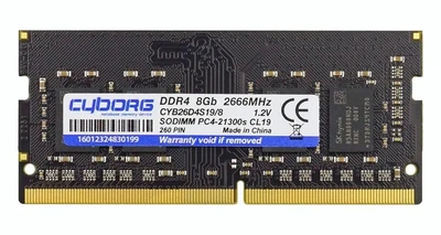 Оперативная память Cyborg DDR4 8GB 1866MHz SO-DIMM для ноутбука (CYB26D4S19/8)