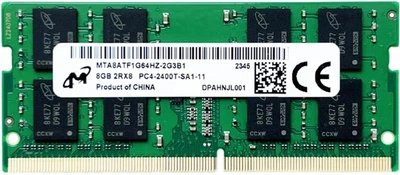 Оперативна пам'ять Micron SODIMM DDR4-2400 8192MB PC4-19200 (MTA8ATF1G64HZ-2G3B1)
