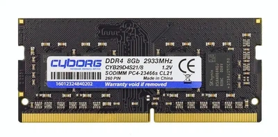 Оперативная память Cyborg DDR4 8GB 2933MHz SO-DIMM для ноутбука (CYB29D4S21/8)