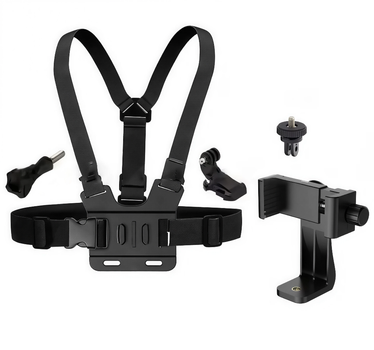 Крепление на грудь для телефона и экшн-камер GoPro поворотное (2933779527)