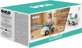 Jeździk Dolu pojazd malucha 2w1 biały 2630 26309 (8690089026309)