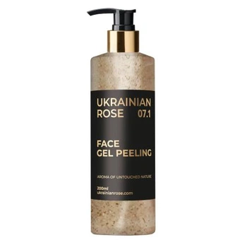 Гель-пилинг для умывания лица Ukrainian Rose Face Gel Peeling 200 мл