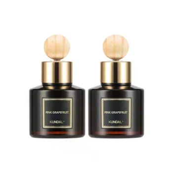 Аромадиффузор для автомобиля Kundal Perfume Car Diffuser Pink Grapefruit «Розовый грейпфрут» с освежающим цитрусово-фруктовым ароматом 75 мл × 2 шт