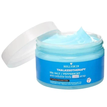 Обгортання Hollyskin Thalassotherapy Anti-Cellulite Body Cold Wrap для тіла з антицелюлітною дією та охолоджуючим ефектом, 250 мл