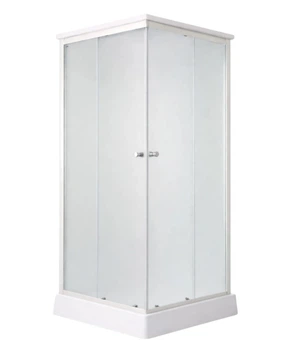 Душевой бокс Lidz Kubis SB90x90.SAT.LOW.FR, низкий, стекло Frost 4 мм + стенки (LKSB9090SATLOWFR)