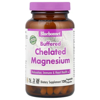 Магній хелат Bluebonnet Nutrition (Chelated magnesium) 200 мг 120 капсул BLB00673