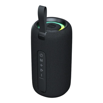 Беспроводная колонка Fantech BS159 NeraBox, Bluetooth 5.4, мощность 10W, RGB-подсветка, защита IPX4, аккумулятор 2000 мА·ч, автономность до 8 часов Black