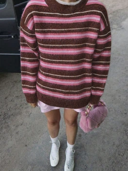В'язаний светр Shein sz25052893788857369 S комбінований (100010052)