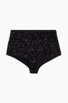 Купальные трусики в пайетки H&M 1252630001c61 XS черные (100009652)