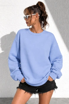 Свитшот Shein sz2410232416019905 S синий (100010032)