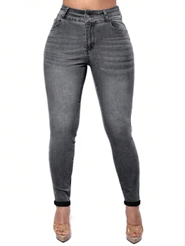 Джинсы Shein sz25032029098690899 M серые (100009745)