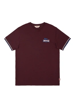 Футболка чоловіча Lonsdale SHILDON 117859-2016 XL Oxblood/Ecru/Navy (4255581598446)