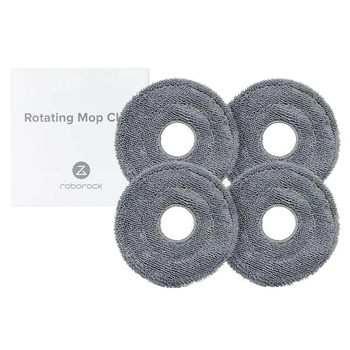 Микрофибровые накладки тряпки для робота-пылесоса Roborock Saros 10R / 20 / Z70 / S9 MaxV Slim ( S10R52-00 ) 4 шт.