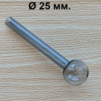 Стеклянная трубка для курения Maga Oil Gray 10 см./25 мм.