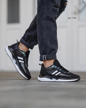 Кросівки чоловічі YZY Flyknit X3 Boost 42 (26.5-27 см) Black (арт 1356)