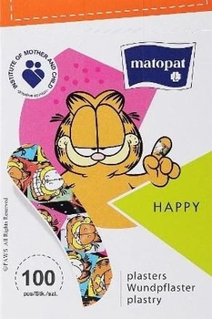 Пластырь медицинский mаtораt HAPPY 19x76 100 шт