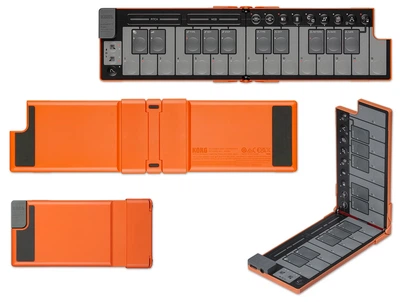 Klawiatura MIDI Korg nanoKEY Fold 25 klawiszy składana Pomarańczowa (4959112241817)
