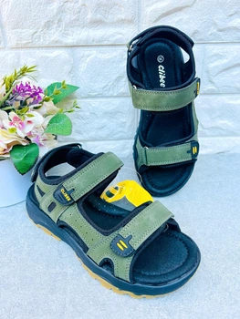 Босоножки Clibee для мальчиков хаки 41р 26см к.2055