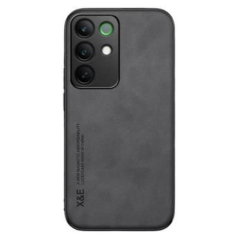 Чехол X&E для Realme C85 5G с металлической вставкой и защитой на камеру black