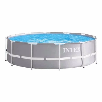 Каркасний басейн Intex 26716 великий для саду 366х99 см об'ємом 8592 л