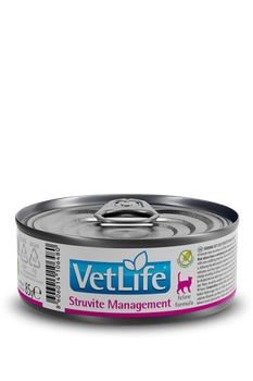 Консервований корм Farmina VetLife Management Struvite Консервований корм-дієта для лікування та профілактики рецидивів струвітних уролітів у котів та кішок 85 г (191069)