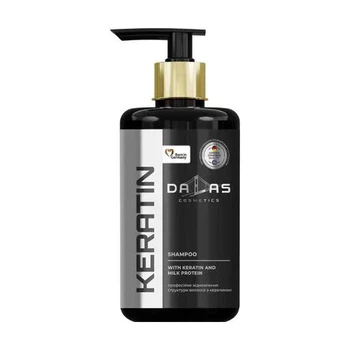Dalas Keratin Шампунь для волосся з кератином і молочним протеїном 1000 г