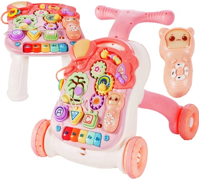 Chodzik-pchacz MalPlay 5 w 1 Różowy 107729 (5901924218333)