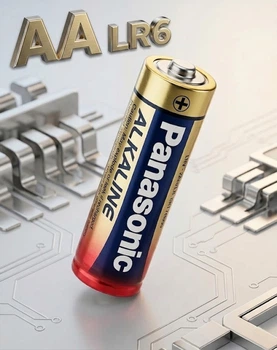 Батарейка Panasonic Alkaline AA (пальчикова) лужна LR6