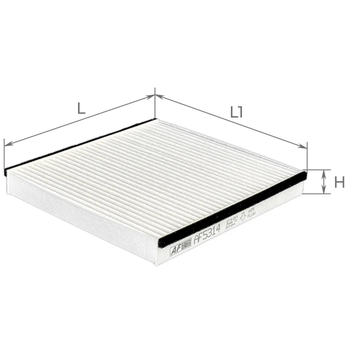 Фiльтр салону Alpha Filter PEUGEOT Landtrek, CHANGAN Hunter, 1667800780, 8119030BU02 ( AF5314 )