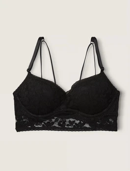 Мереживний бралет Victoria's Secret Pink Чорний S