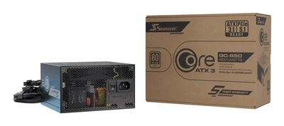 Блок живлення Seasonic 850W ATX 3.1 Core GC-850 (SRP-CGC851-A5A32SF)