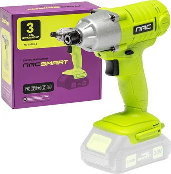 Akumulatorowa zakrętarka udarowa Nas SMART NS-ID-20V-B 1/4" 20V bez akumulatora i ładowarki (5905842532045)