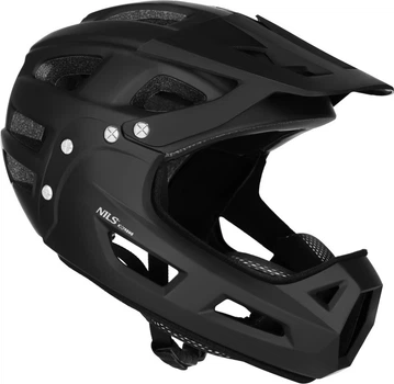 Kask Nils Extreme MTW101 Full Face M 56-58 cm Czarny (5908261688768)