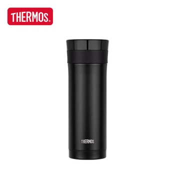 Термостаканчик з індикатором температури THERMOS, 470 мл, подарунок для чоловіків, жінок та дітей, кухоль для кави, чаю та води, TCDB-500 BK