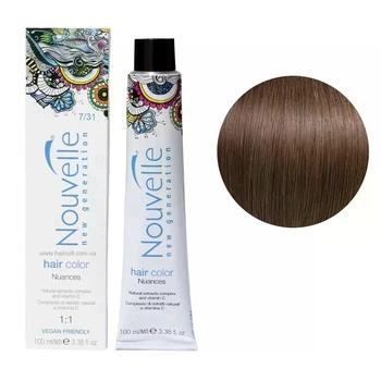 Фарба для волосся Nouvelle Hair Color 7/31 Капучіно 100 мл
