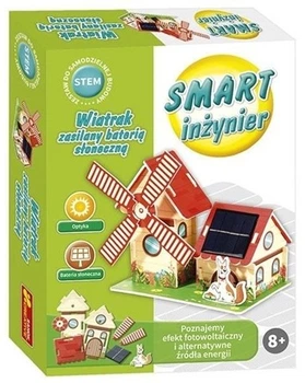 Klocki konstrukcyjne Stem Smart inżynier - wiatrak zasilany energią słoneczną 00611 (5905367500611)