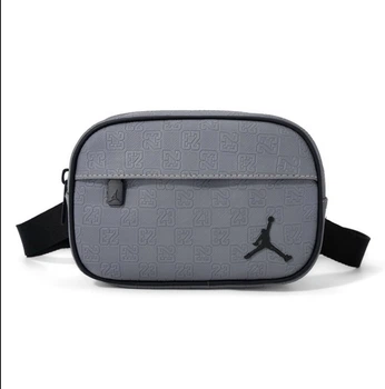 Сумка через плечо Jordan Monogram в темно-сером цвете.