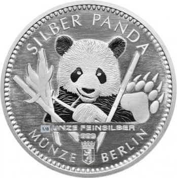 Колекційна срібна монета "SILBER PANDA - Срібна Панда" 3,89 г 2017 рік