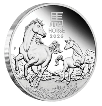 Колекційна срібна монета “Lunar III - Рік Коня” PROOF 15,55 г 2026 рік