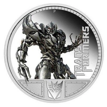Колекційна срібна монета “Трансформери - Мегатрон” 31,1 г 2009 рік