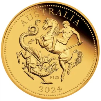 Колекційна золота монета «Соверен» PROOF 15,98 г 2024 рік